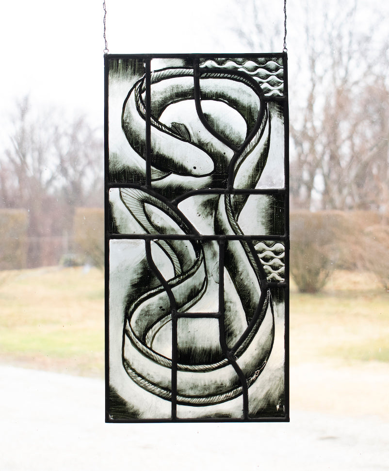 Stained Glass Eel Number Two by Zachary White