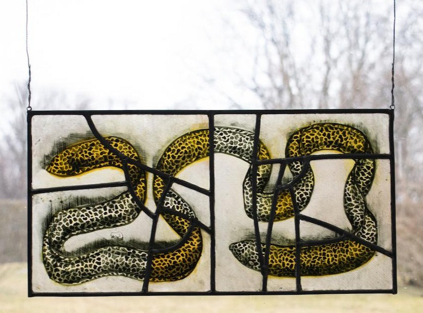 Stained Glass Eel Number Five by Zachary White