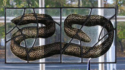 Stained Glass Eel Number Four by Zachary White